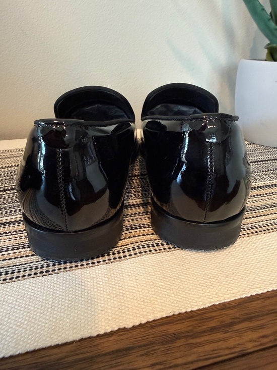 Wolf & Shepherd Podium Collection Patent Leather Tuxedo Loafers Mens 11 Portugal main image 12